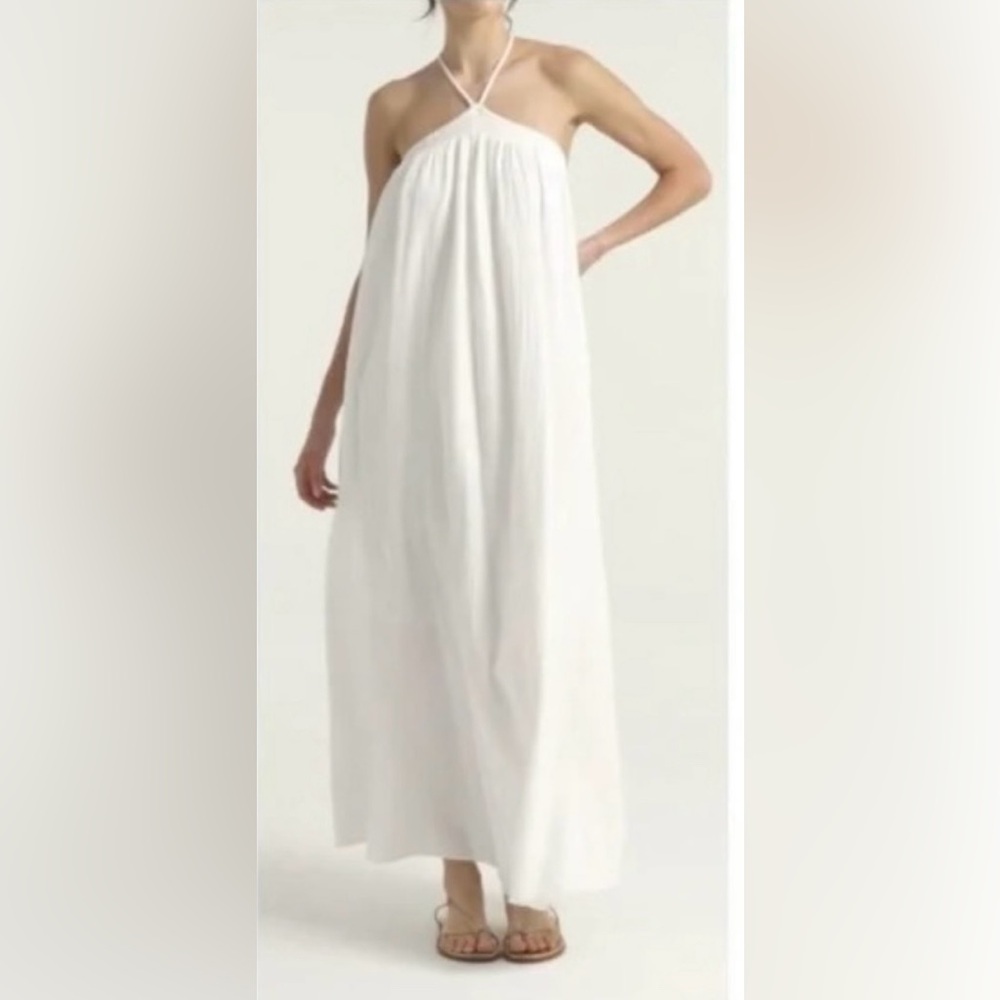 J.Crew Halter maxi dress in soft gauze BI649